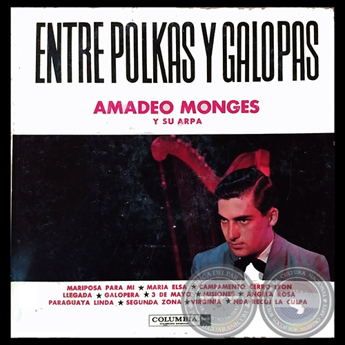 ENTRE POLKAS Y GALOPAS - AMADEO MONGES SU ARPA